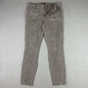 Prana Corduroy Front Pockets Pants Womens Size 8/28 Faded Brown